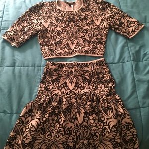 BCBG elegant two piece dress or top/skirt